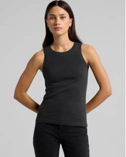 Wo's Faded Organic Rib Tank